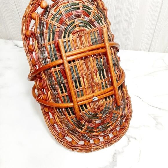 Vintage Boho Flower Basket - Picture 3 of 6